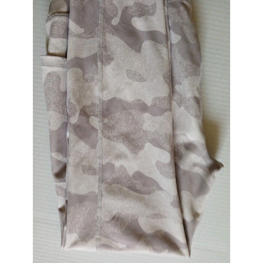 RBX Active Leggings Cell Pockets White/Grey Camo High Waist YOGA Workout Large - Picture 16 of 16